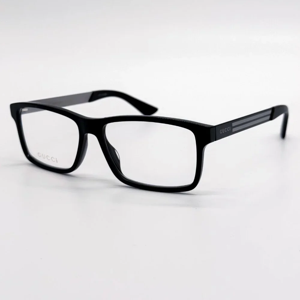 NEW GUCCI GG0692O 004 UNISEX BLACK/GREY EYEGLASSES GUCCI